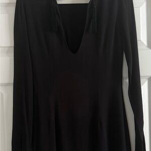 Stone Cold Fox Black Tassel Detail Dress